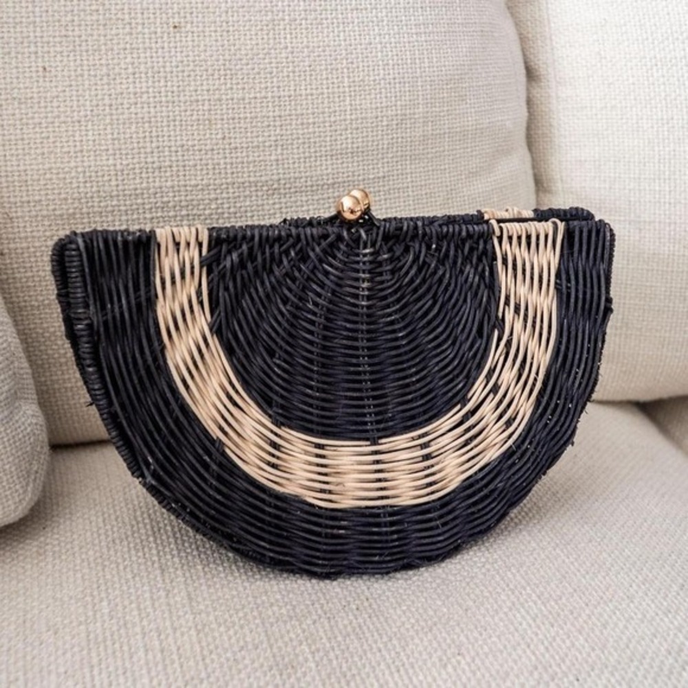 Tabitha Brown x Target Wicker Clutch Handbag